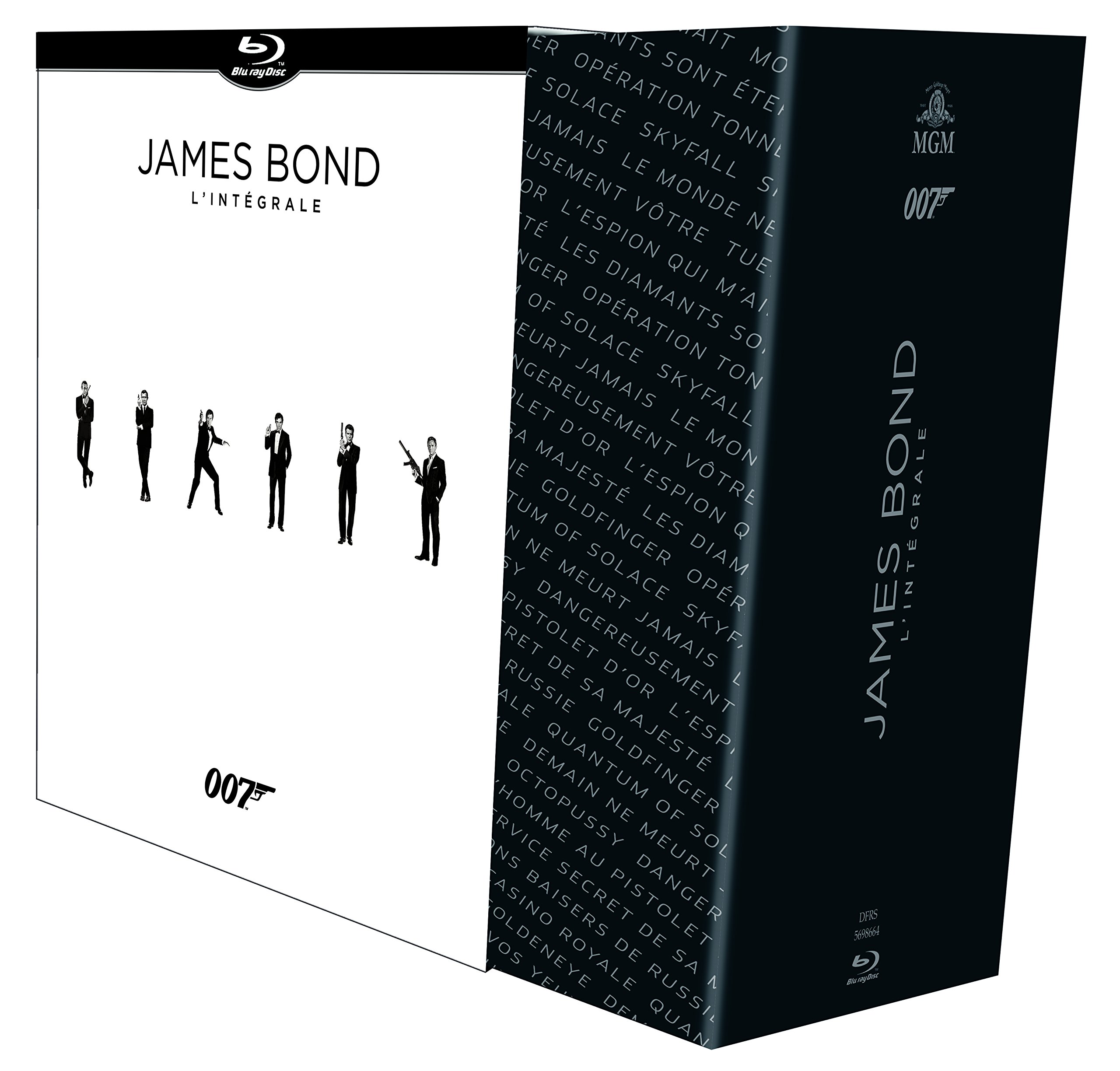 Bond : Integrale 23 films (version 2015) - Cof 23 Blu-ray + 1 Blu-ray bonus inédit