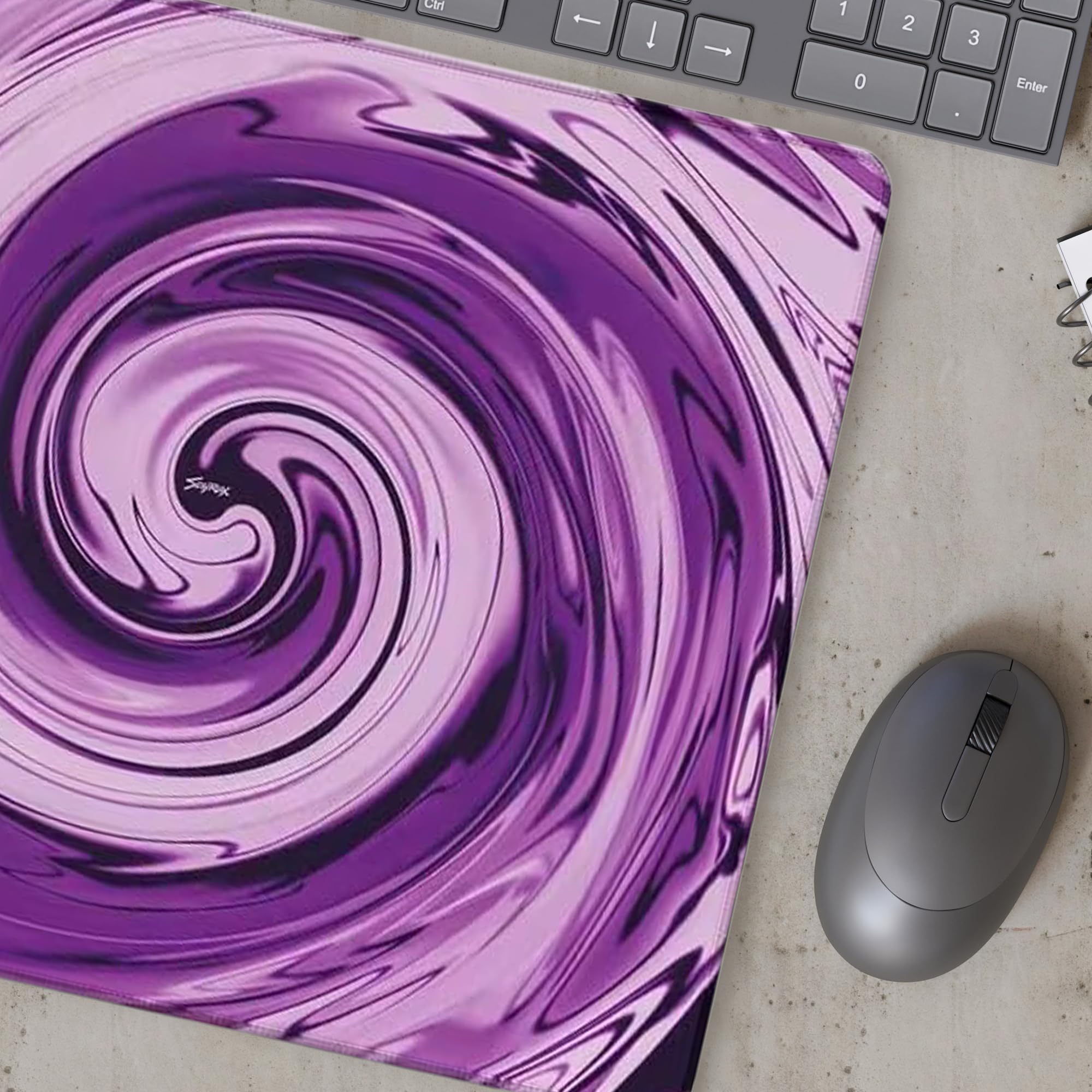 Amazon.co.jp: SCYROX Tornadoパープル マウスパッド 490x420x4mm