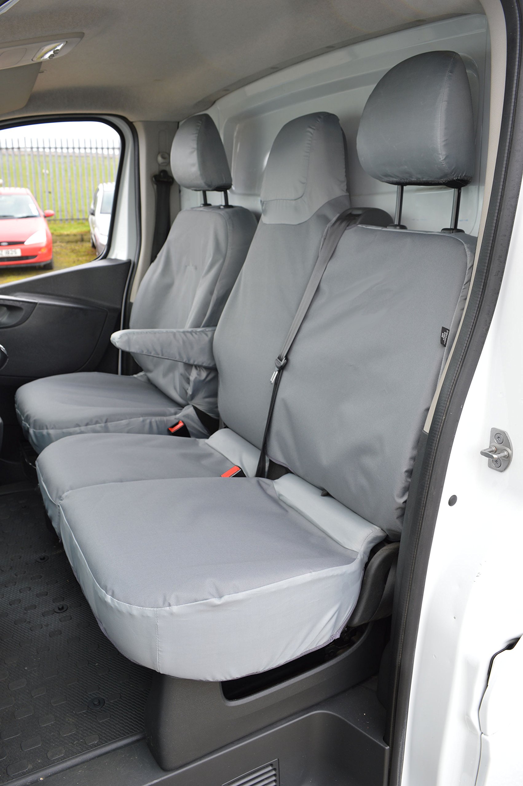 VEVOR Coprisedili Universali Per Auto Sedili Anteriori Posteriore 13 - Foto 3