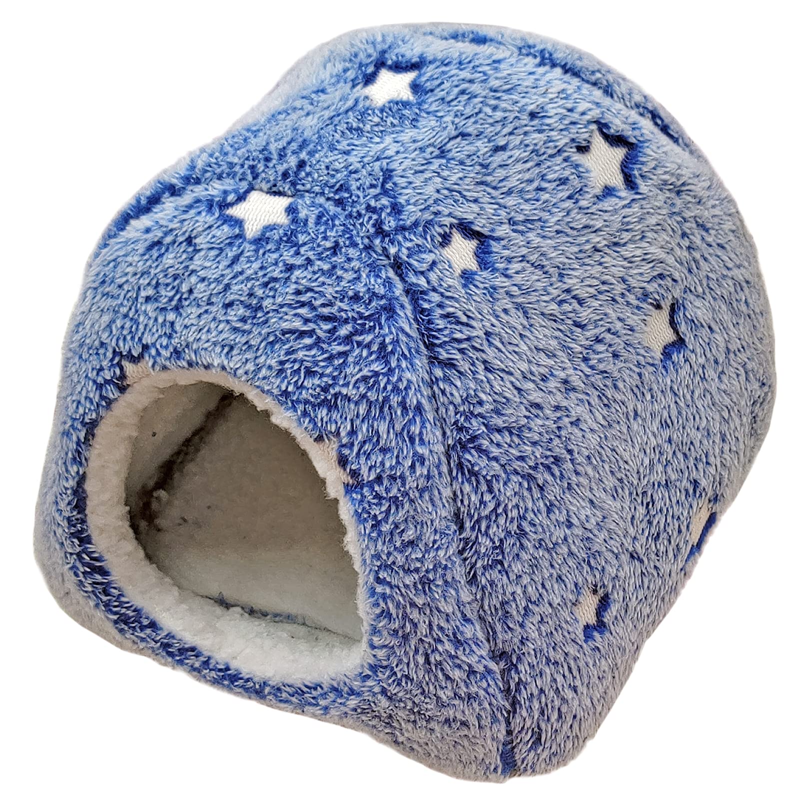 Cama Nido De Algodón Para Cobayas Y Mascotas Pequeñas | Diseño Semicerrado A Prueba De Viento | Tamaño XL 19x18 Cm | Verde O Rosa