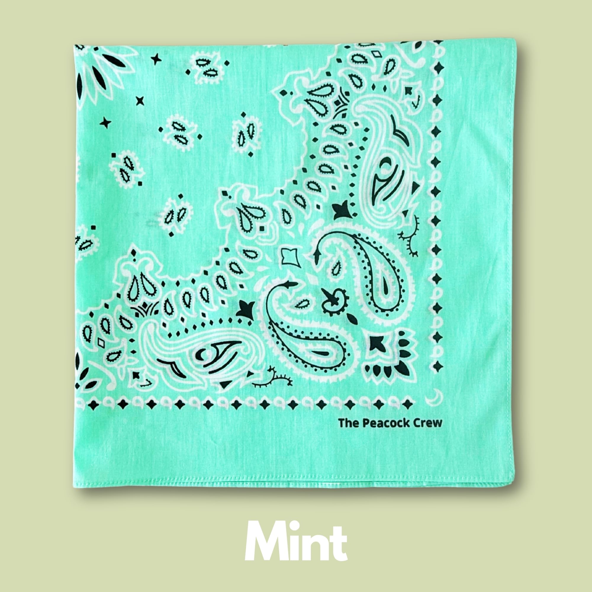 Premium Soft Cotton Designer Bandanas Pack for Men and Women 22 x 22 inches