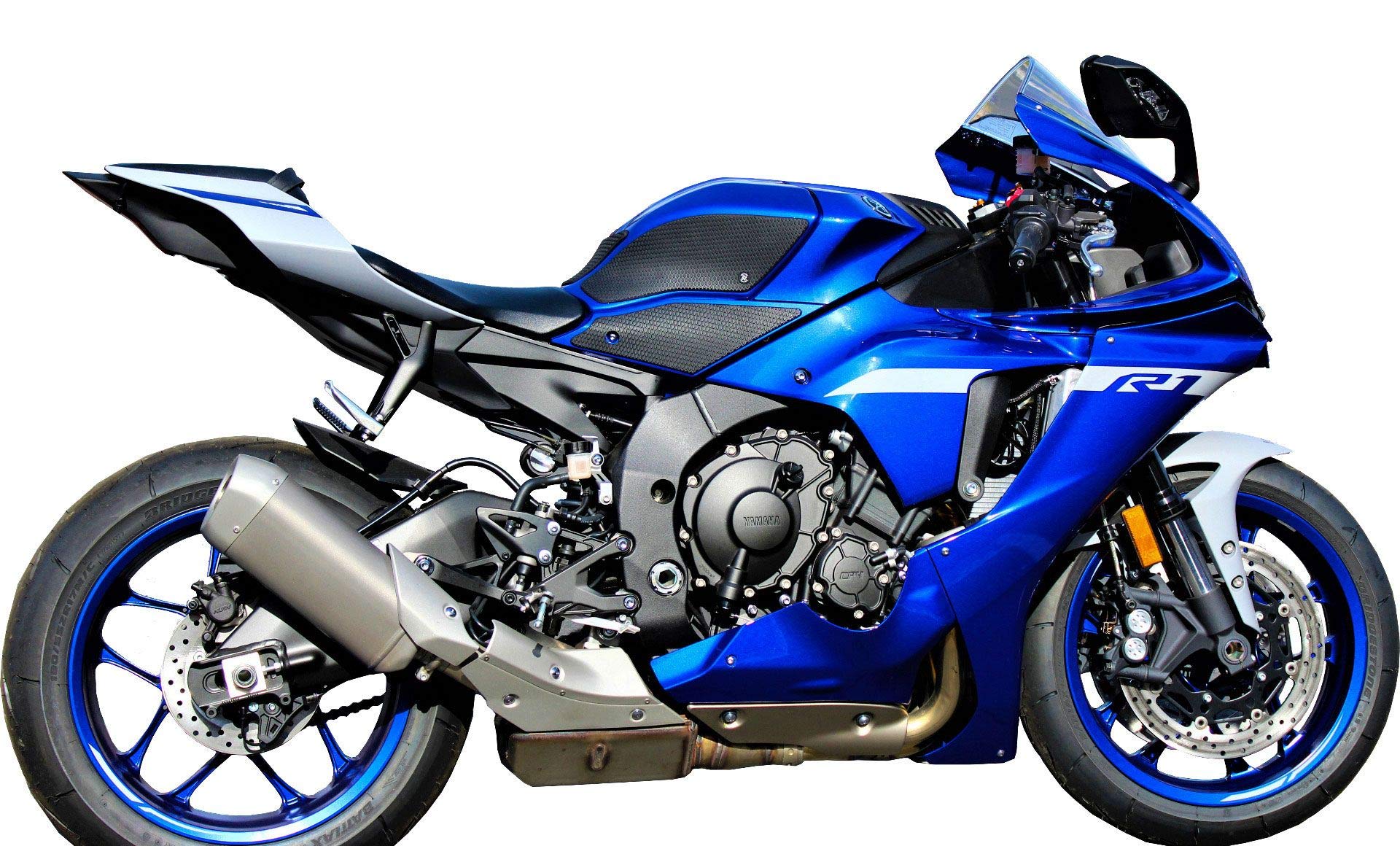 TechSpec Gripster Tank Grips - Compatible With YAMAHA R1 M / R1 (2020-CURRENT) – 62-4021-SS – SnakeSkin