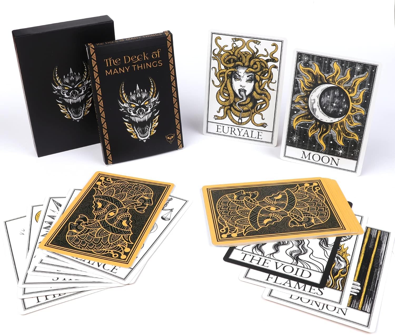 Card Game "The Deck of Many Things" | Compatible with Dungeons & Dragons (D&D) Fifth Edition | For Game Leaders and Player Characters | Accessories for the 5th Edition | D&D Dice Tabletop Role Playing