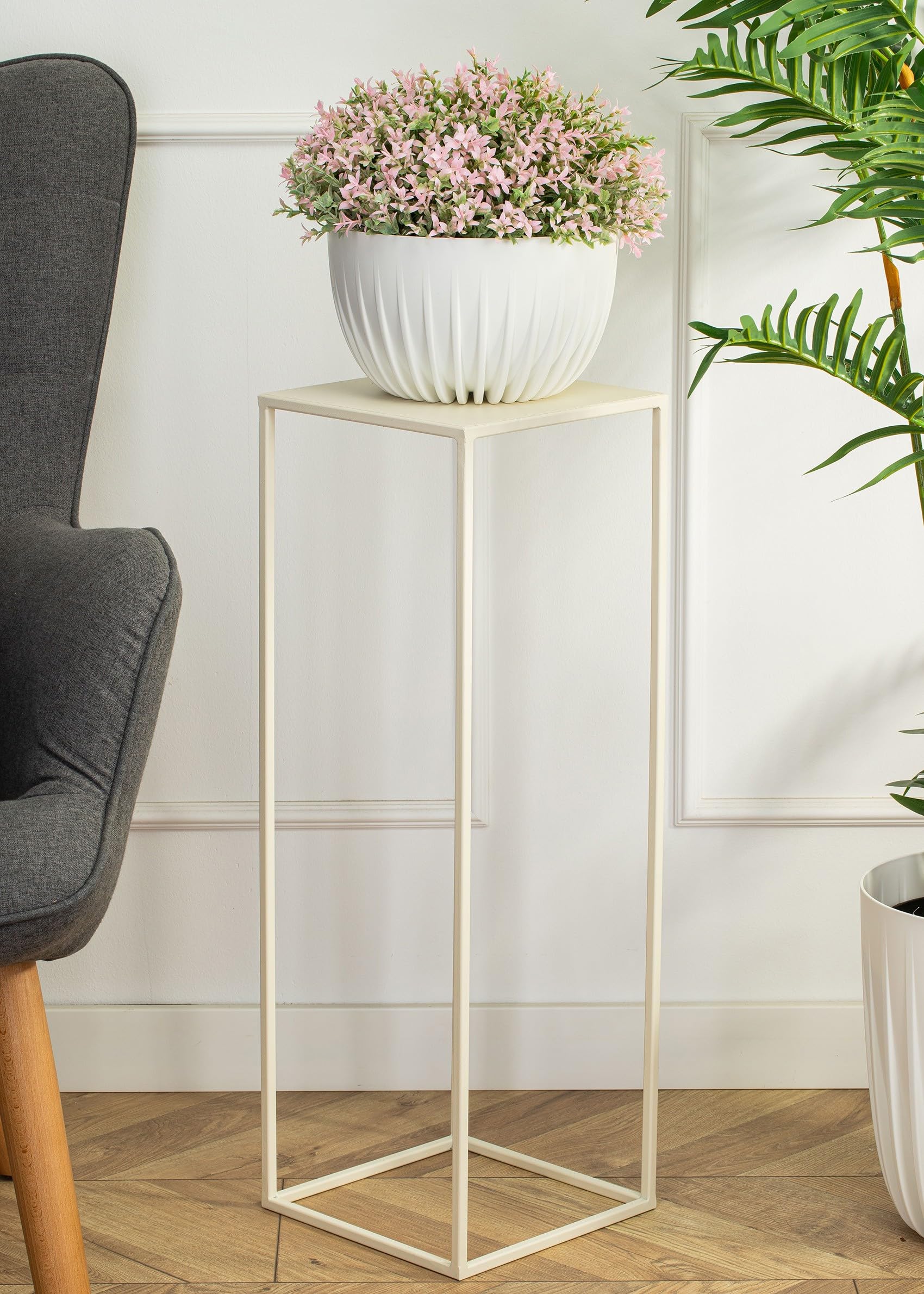 Support Fleurs 70cm Support Plantes HowHomely Métal Gris Graphite - Hauteur 70cm - Design Moderne Style Loft - Solide Et Léger étagère Plantes Design Moderne Support Fleurs 70cm Support Plantes HowHomely Métal Gris Graphite - Hauteur 70cm - Design Moderne Style Loft - Solide Et Léger étagère Plantes Design Moderne