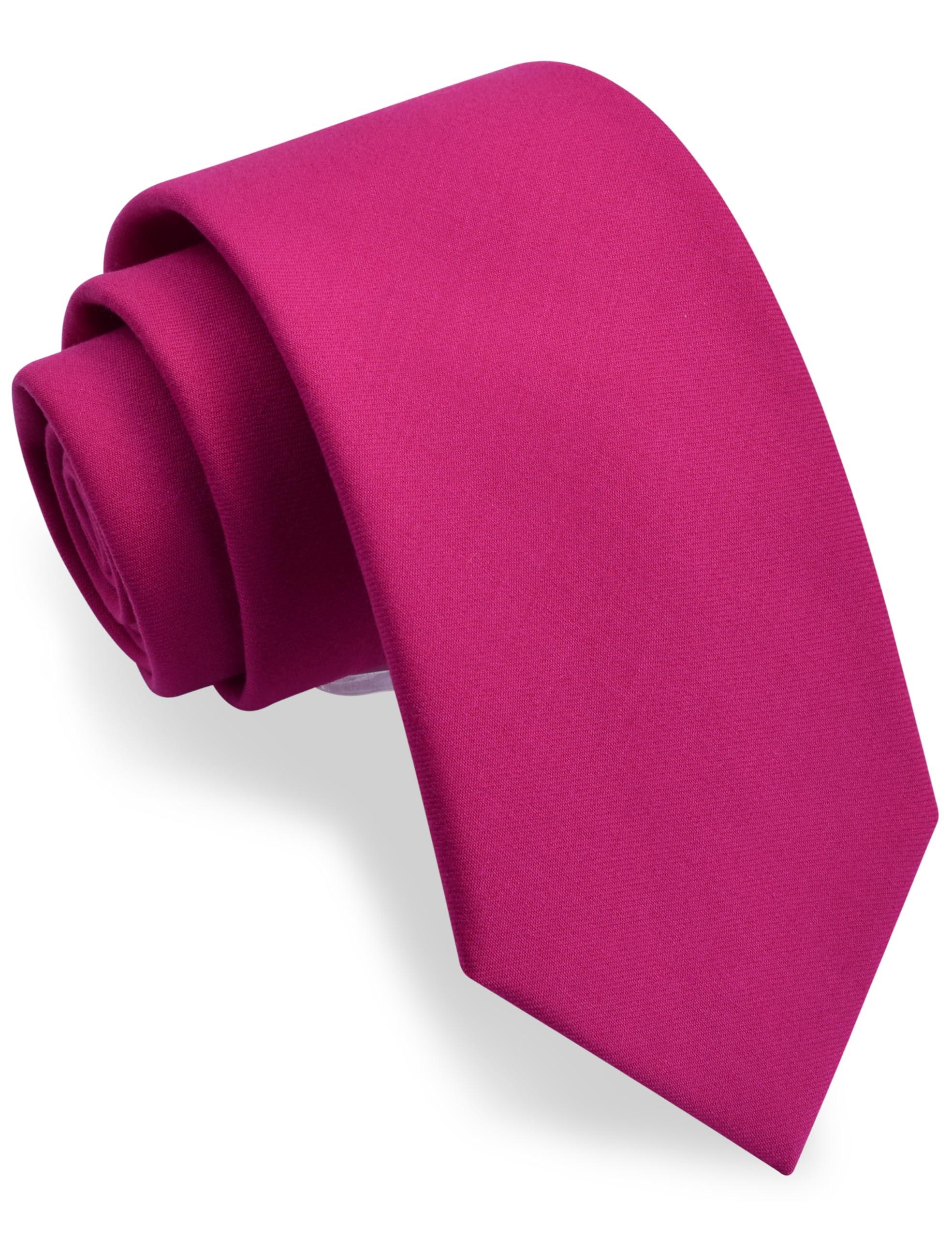 GUSLESON 3.15"（8cm） Solid Necktie Tartan Woven TR Material Tie + Gift Box