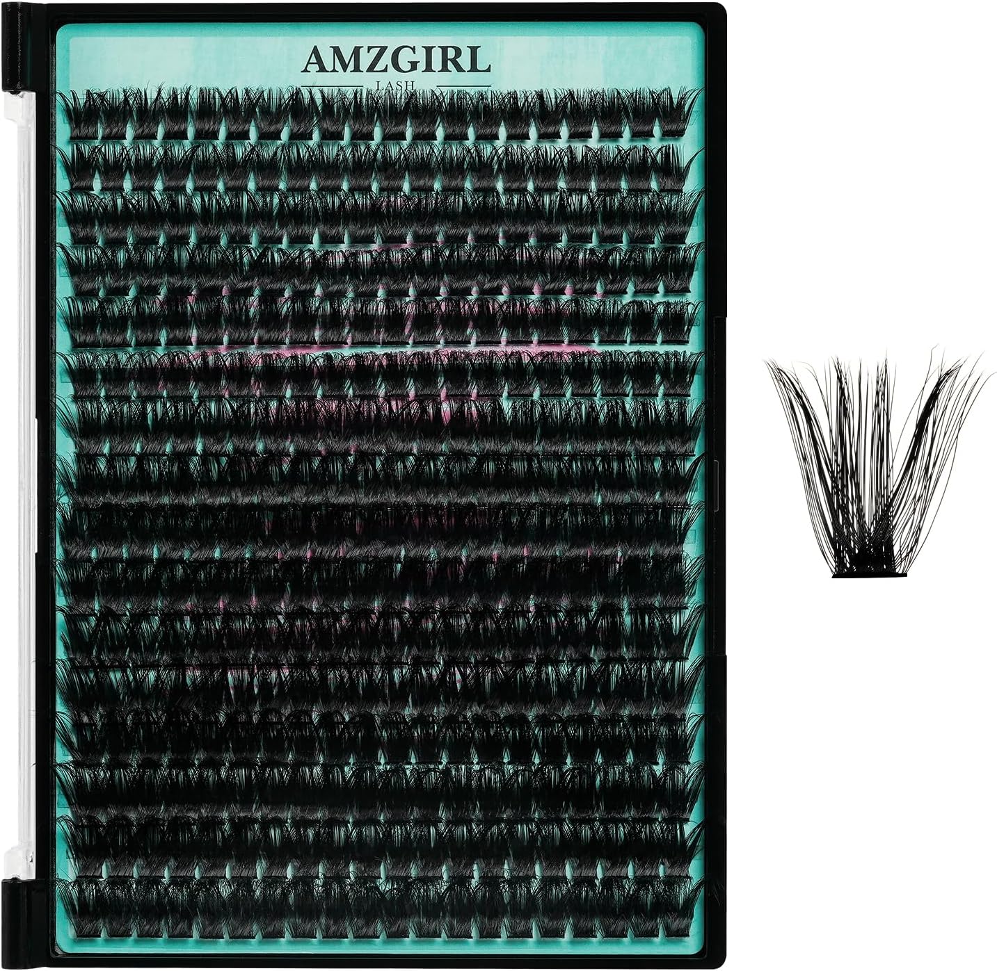 Lash Clusters 320Pcs 100D Eyelashes Cluster D Curl Individual Wispy Lashes Cluster for DIY Cluster Eyelash Extensions at Home for Beginners (Mix10-16mm)