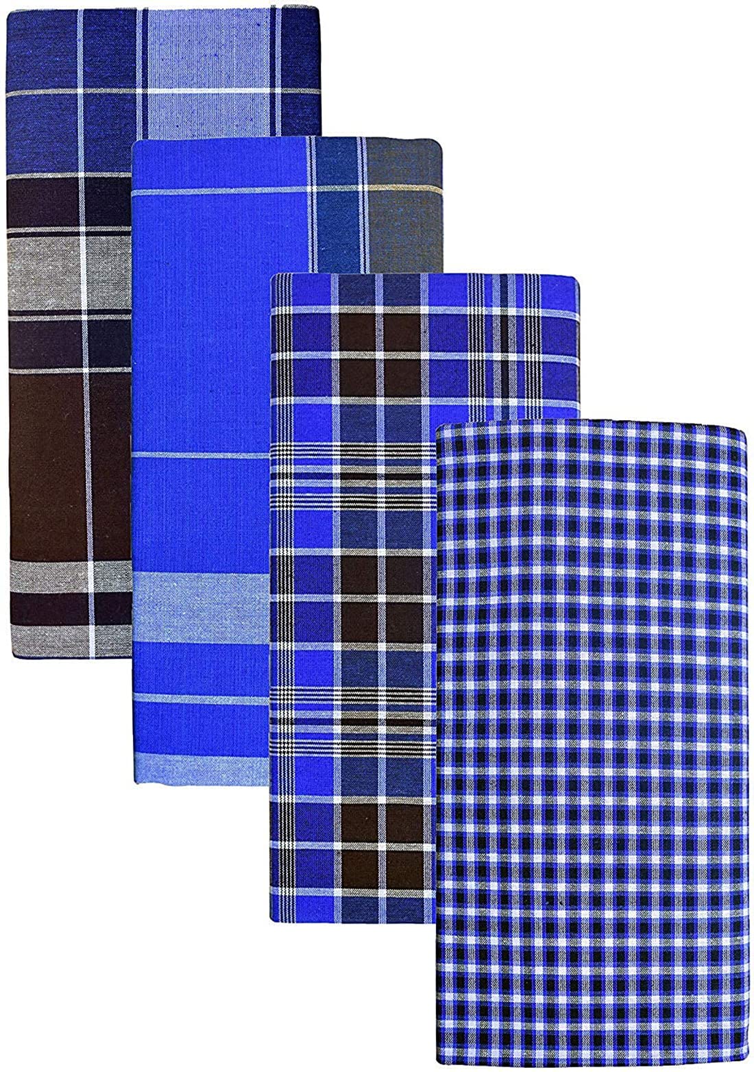 New Ladies Zone Cotton Stitched Lungis Pack Of 4 Assorted Color Ready To Wear Free Size (2 Meter)