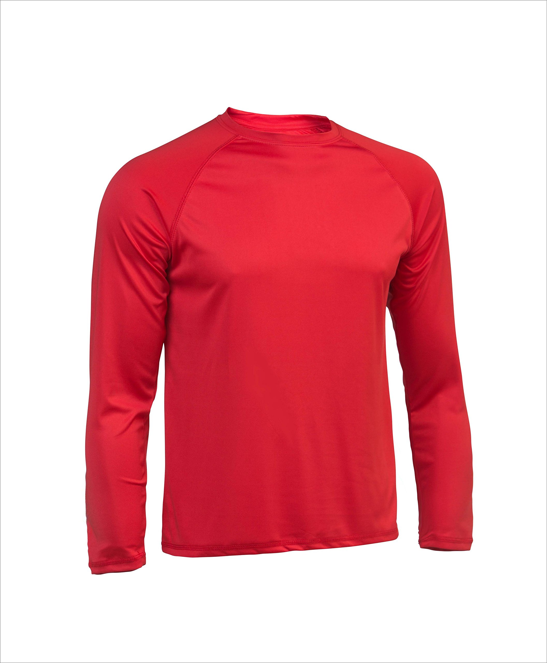 Asioka 300/14 Unisex Adult Long Sleeve T-Shirt, unisex_adult, Long Sleeve Sports T-Shirt, 300/14 ROJO XL, red, XL