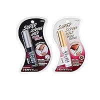 Vista 14 de i•ENVY Súper fuerte adhesivo para pestañas, impermeable, pegamento para pestañas de larga duración de 48 horas, sin látex, hipoalergénico, de secado