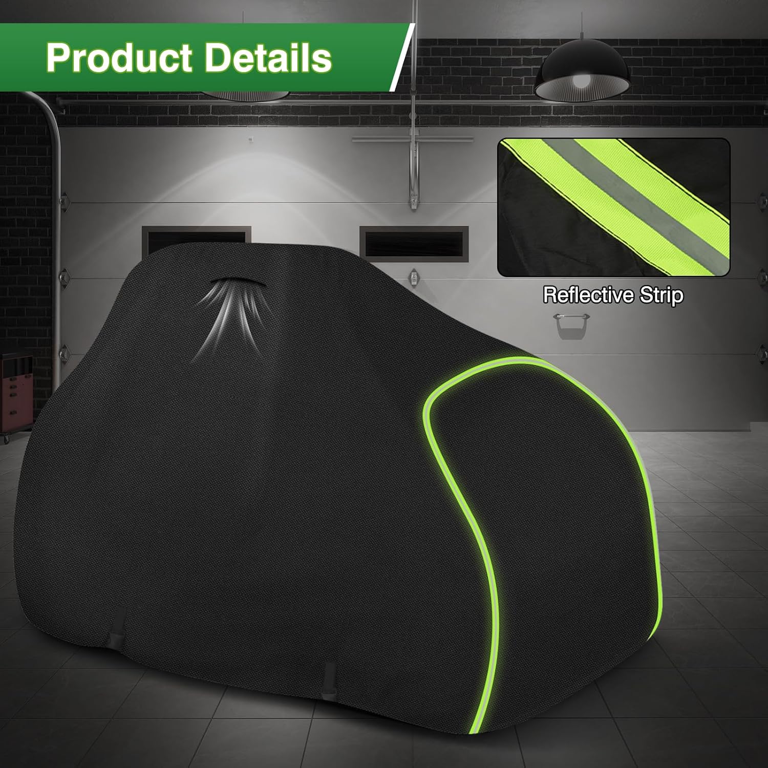 Riding Lawn Mower Cover-Heavy-Duty 420D Waterproof Lawn Covers, with Cotton Lined Oxford Fabric & Air Vents, Universal Fit for Toro TimeCutter, John Deere, Cub Cadet, Husqvarna