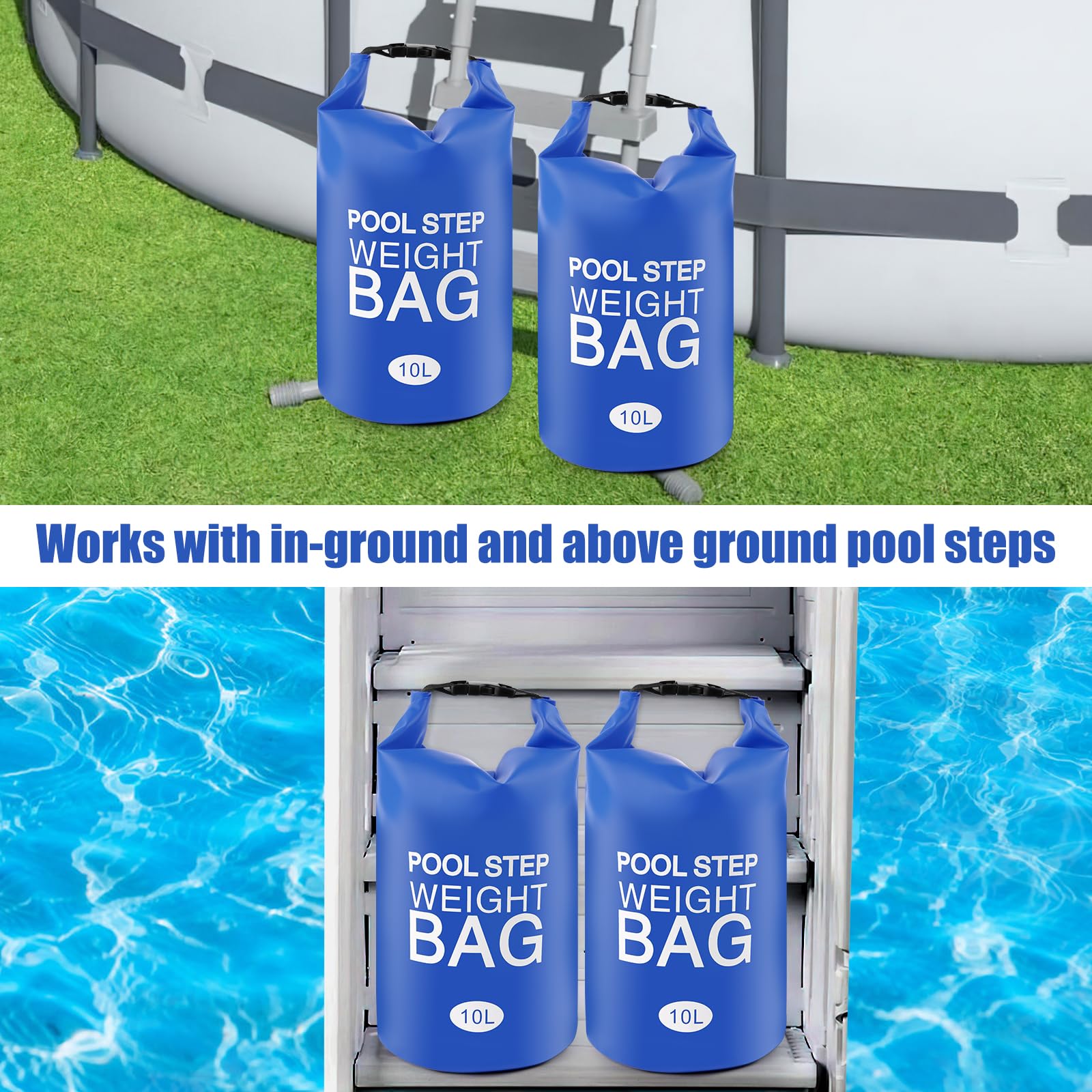 Universal Pool Step Weights, Waterproof Swimming Pool