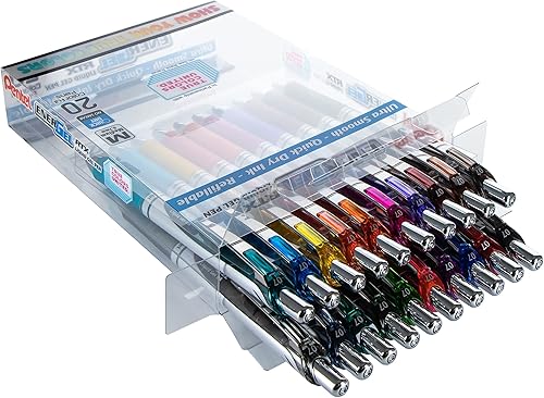 Miniatura 9 de Pentel EnerGel RTX True Colors United 0028in línea media tinta surtida caja de 14 unidades BL77PC14MTCU