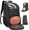 Large Basketball Backpack for Men, Women & Kids - 35L Capacity with Ball Compartment & Shoes Bag - Fit for Soccer, Volleyball, Football & More