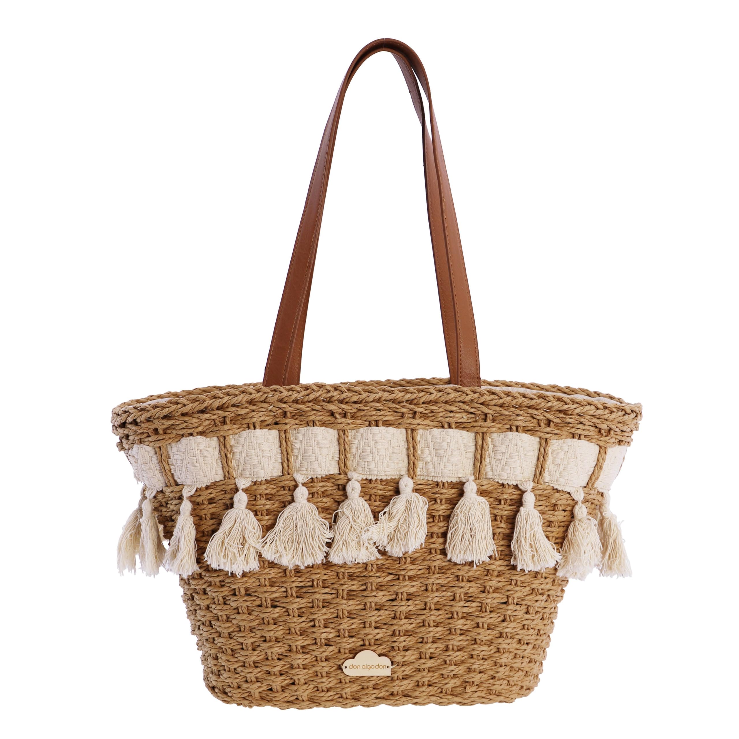 DON ALGODON Bolsa de playa - capazo playa - bolso playa - bolsas de playa - bolsa de playa - Mariana