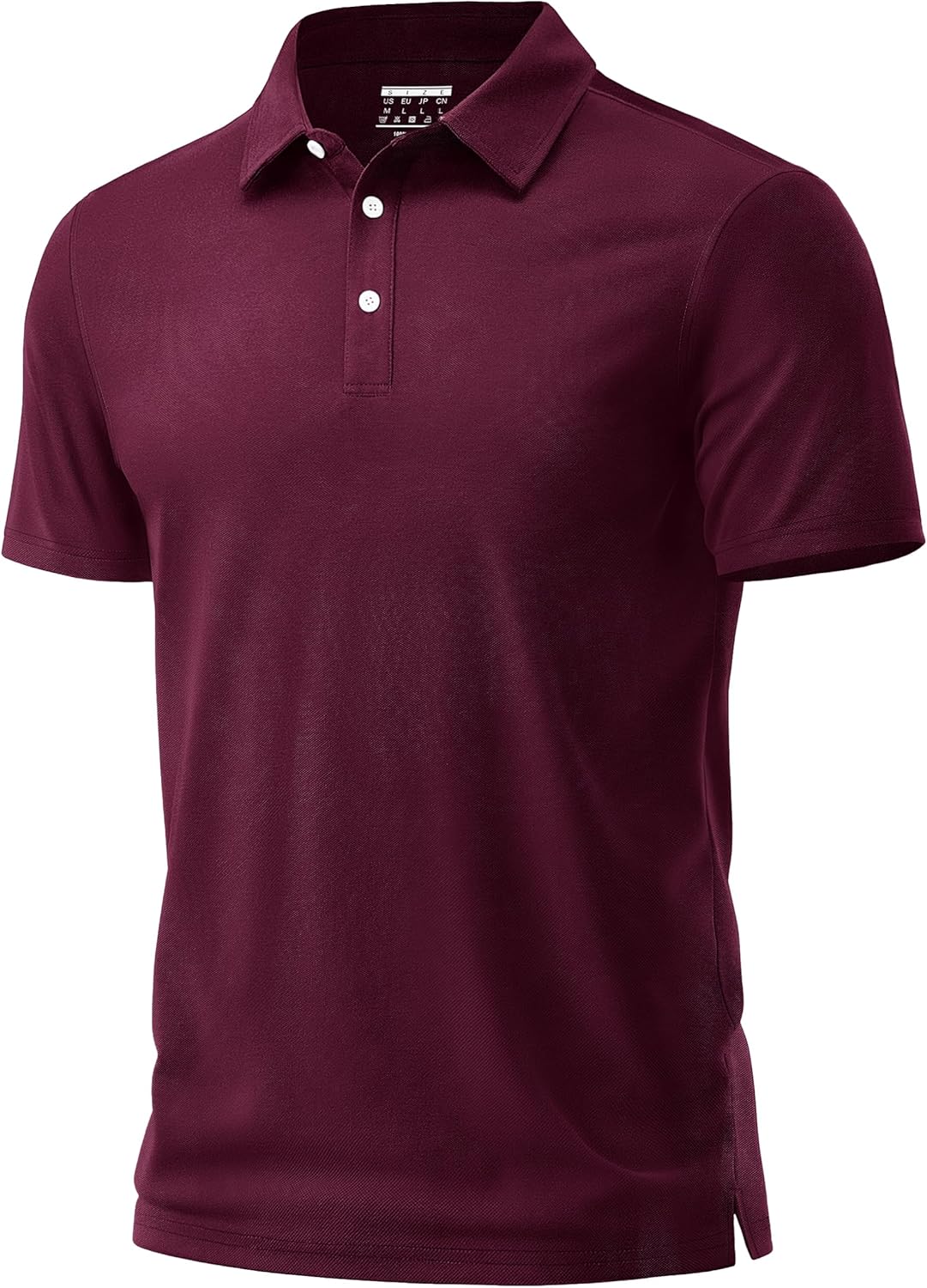 Cotrasen Mens Polo Shirts Short Sleeve Cotton Pique Golf Shirt Button Classic Fit Stretch Performance Casual T-Shirts