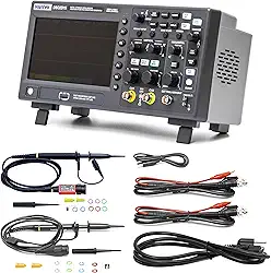 Hantek osciloscópios de laboratório de armazenamento digital dso2d15 Largura de banda de 150mhz 2ch dual channel 1gsa/s 8m de profundidade de memória com gerador de forma de onda de 1ch com