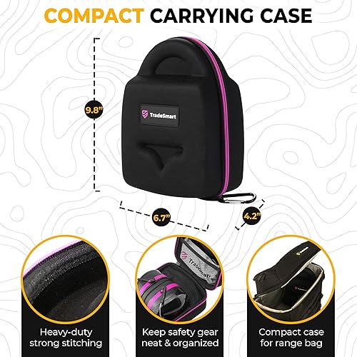 Miniatura 6 de TradeSmart Protección auditiva para rango de armas y protección ocular para disparar + curso de confianza en armas de fuego, 5 tapones para los