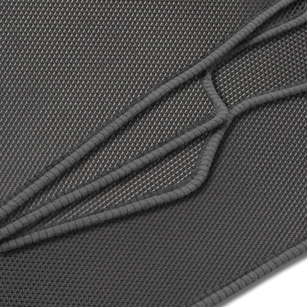Tailored Black Rubber Front Floor Mats For Mercedes Vito & V Class 2015+ (W447)