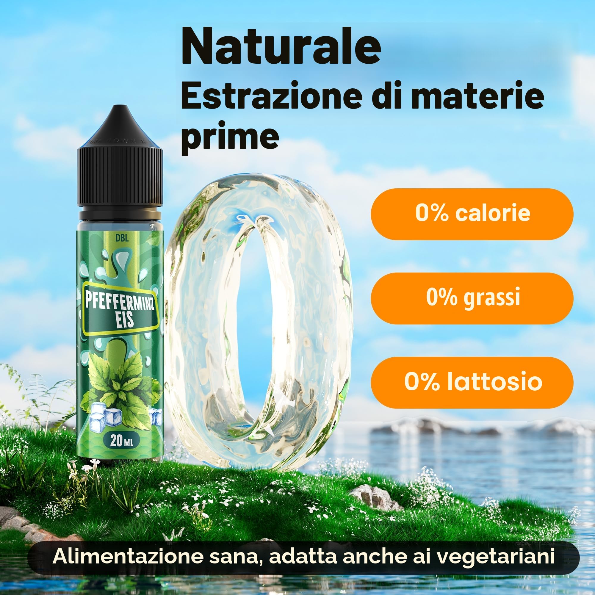 Concentrato di Aroma 5x20ml, Aroma Intenso per Alimenti Ideale per Cuocere, in Alimenti e Bevande, anche per Nebulizzatori, Macchine per Nebbia, e molto altro. 5 pezzi