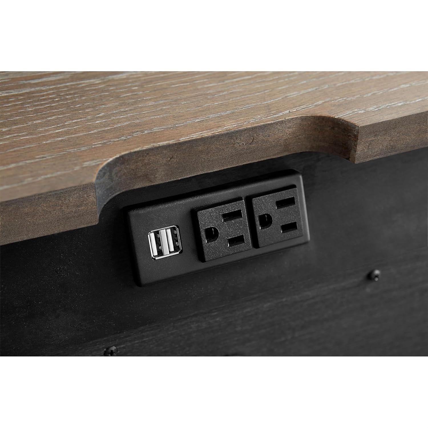 Westwood Design Leland 2 Drawer Nightstand, Stone Washed