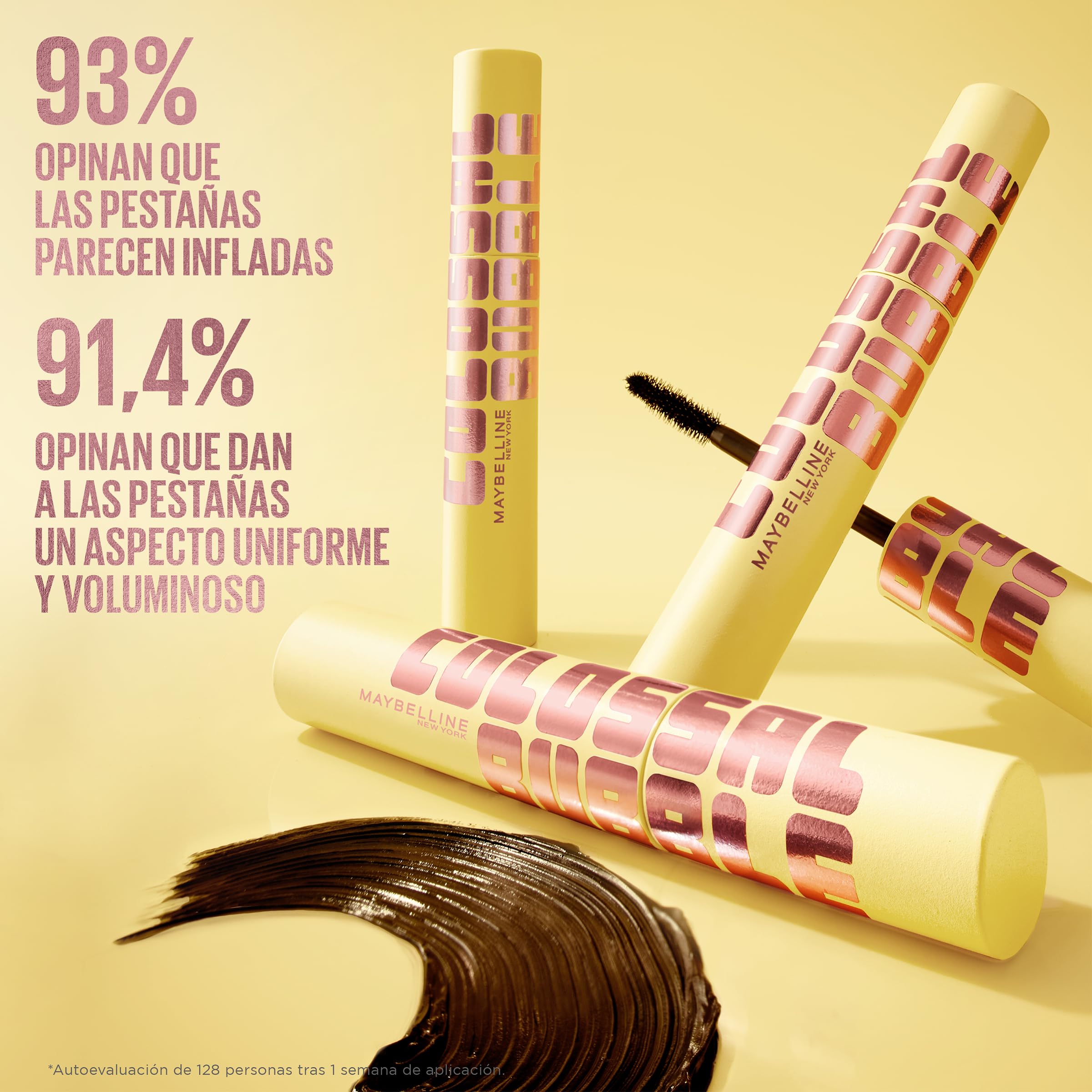 Maybelline New York Colossal Bubble Volumizing Mascara Waterproof, Noir black, Volumizing, 8.75 ml 1