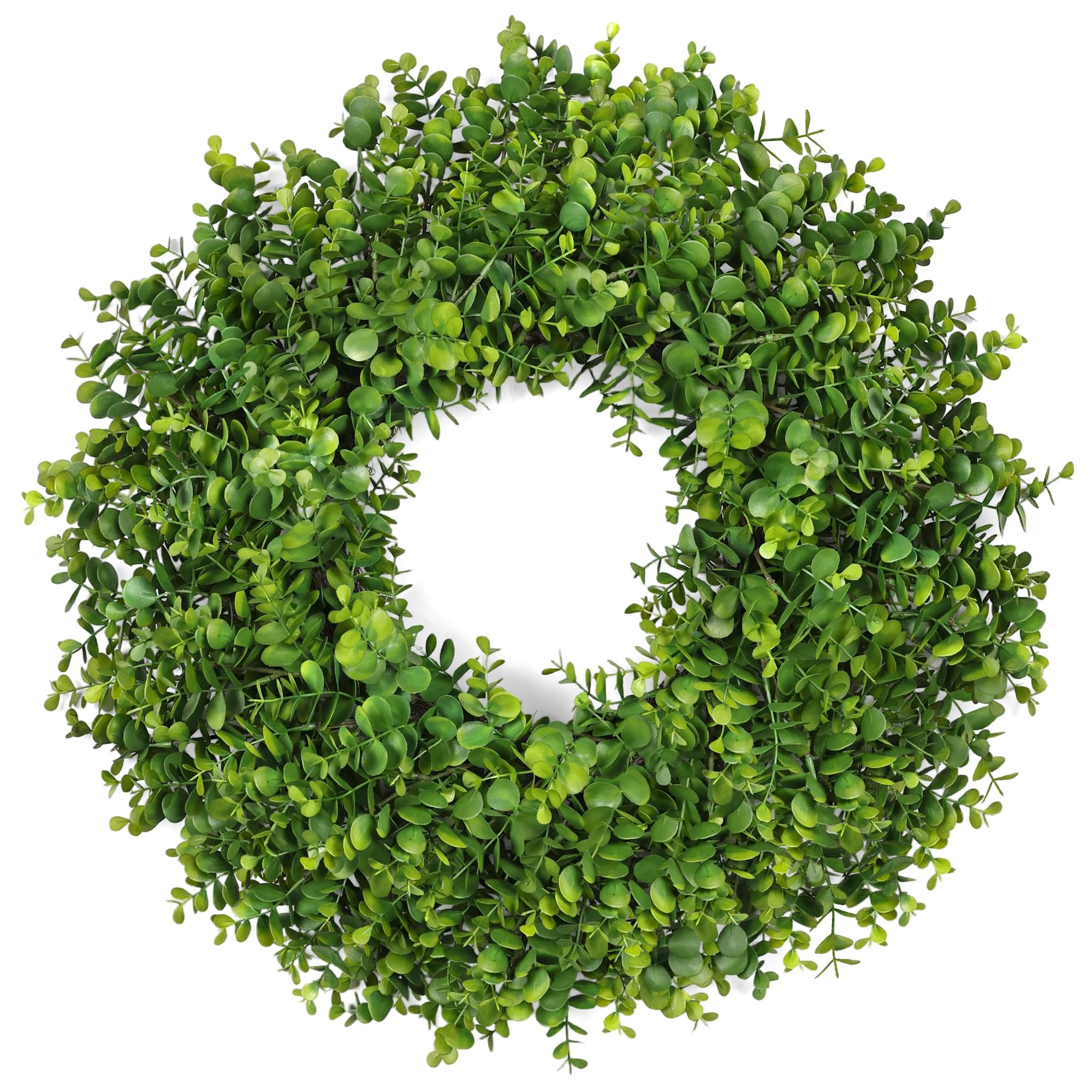 RHTRJ 26-Inch Eucalyptus Boxwood Wreath