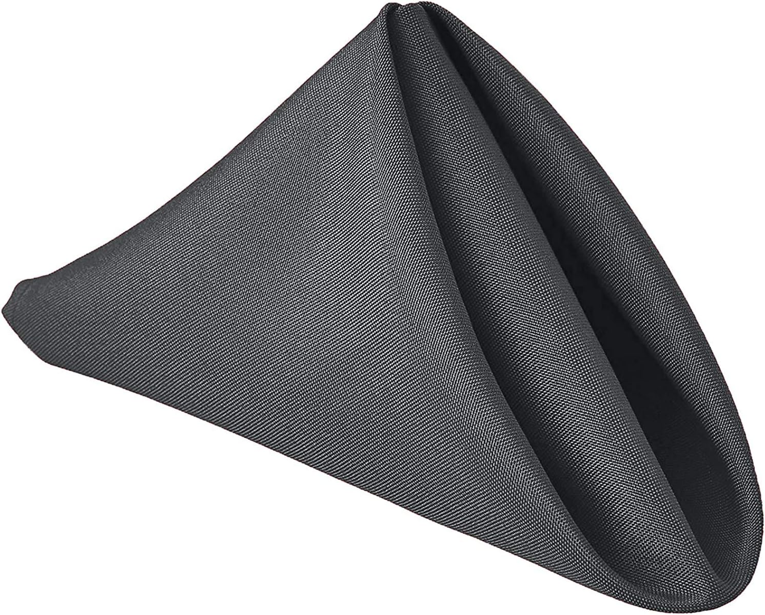 Blасk Frіdау Clеаrаnсе FLASH WORLD 20 x 20 Inch Cloth Napkins, Square Polyester Dinner Napkins Set of 12, Washable Table Napkins for Parties, Weddings, Restaurant (Grey)