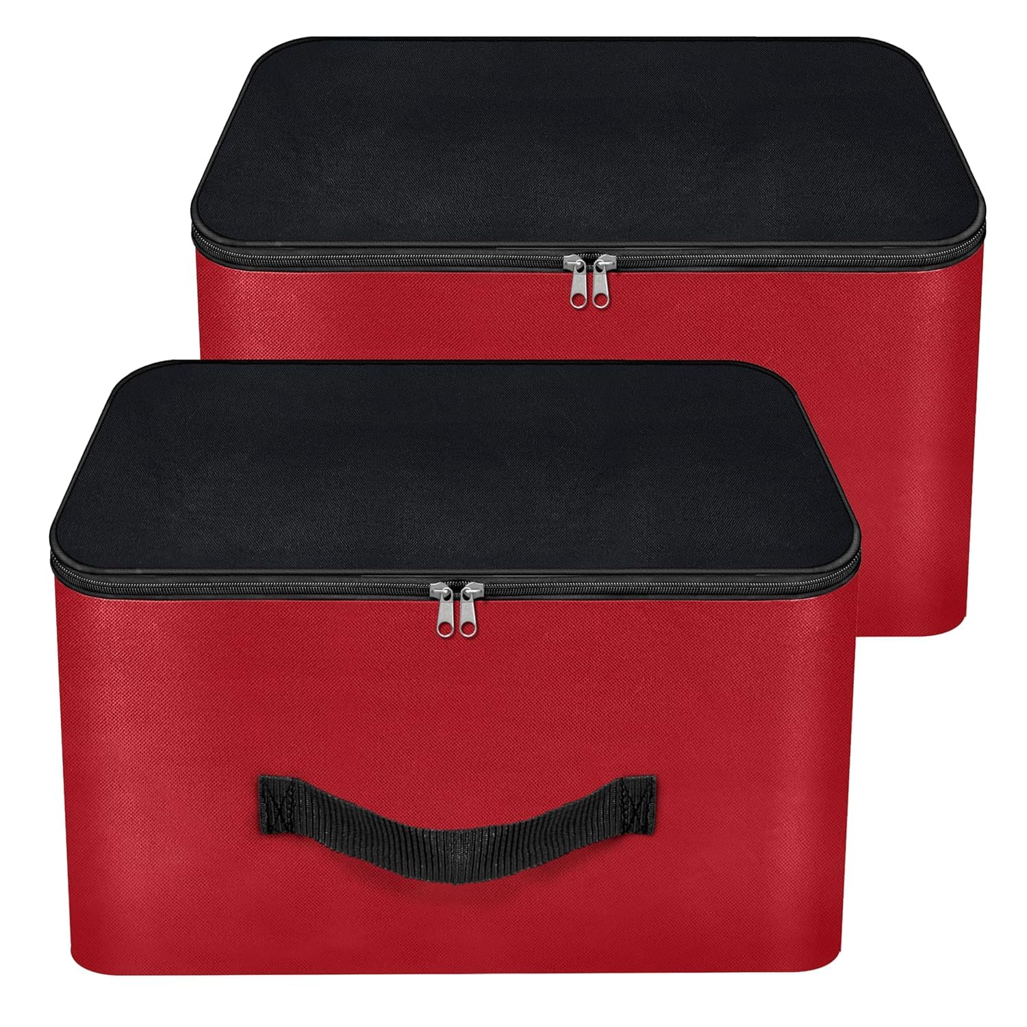 Storite 2 Pack Nylon Wardrobe Bag Underbed Cloth Storage Organizer Bag