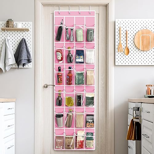 Vista 55 de Simple Houseware - Organizador para colgar en la puerta Marrón