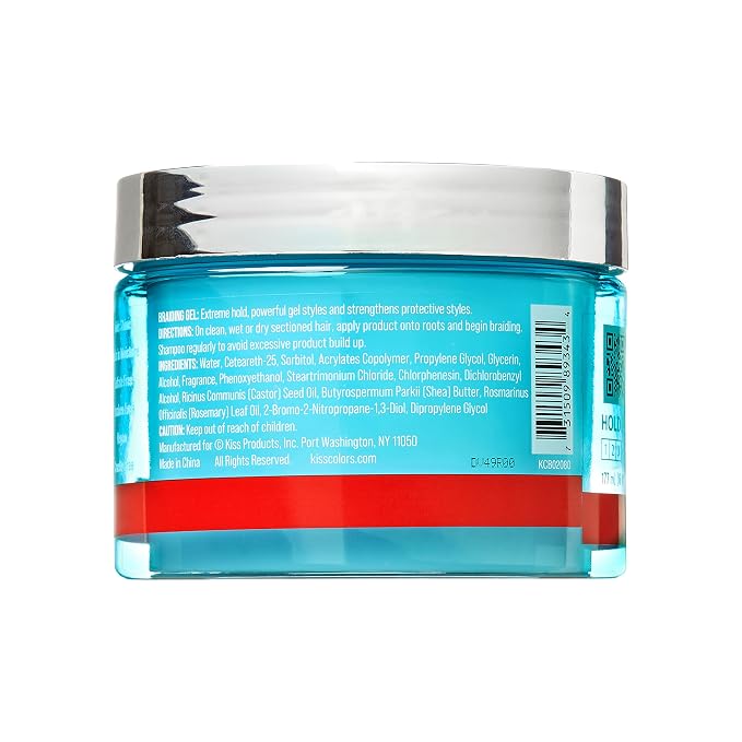 KISS COLORS & CARE Gel Trenzas Fijador Extremo 6 oz miniatura 9