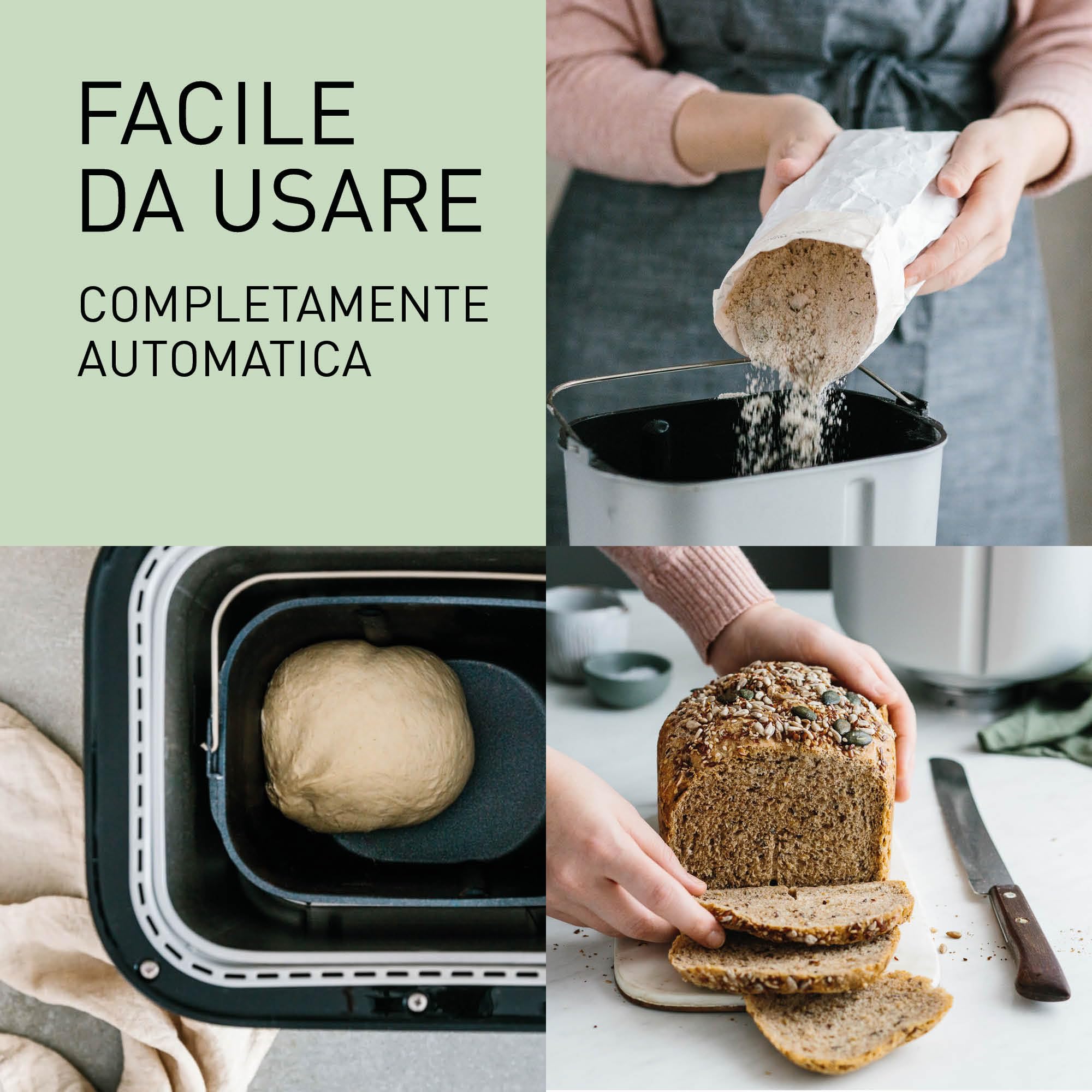 Panasonic SD-YR2550SXE Macchina per il Pane, 31 Programmi Cottura, Dispenser per Lievito, Uvetta e Frutta Secca, Timer Digitale da 13 Ore, per Dolci, Pizza, Marmellate, Brioche e Gluten Free