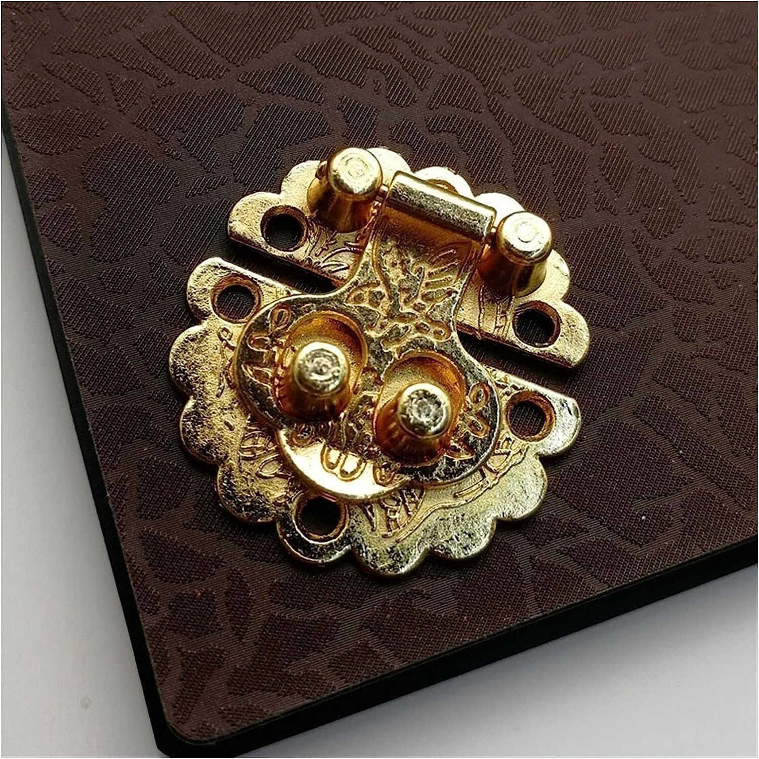 Hasps Latch, 10x Retro Gold Zinc Alloy Lock Buckle, Suitable for Jewelry Chest Box Suitcase Buckle Clip Buckle Retro Hardware 30 Mm