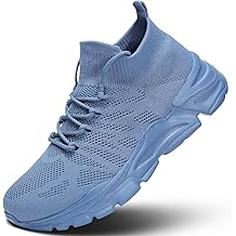 Mens Walking Shoes Running Athletic Sports Sneakers Slip on Mesh Lightweight Breathable Tennis Gym Soft Sole