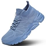 Mens Walking Shoes Running Athletic Sports Sneakers Slip on Mesh Lightweight Breathable Tennis Gym Soft Sole
