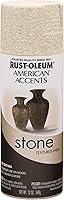 Vista 1 de Rust-Oleum 7990830 Stone Creations - Spray, 12 onzas, piedra blanqueada