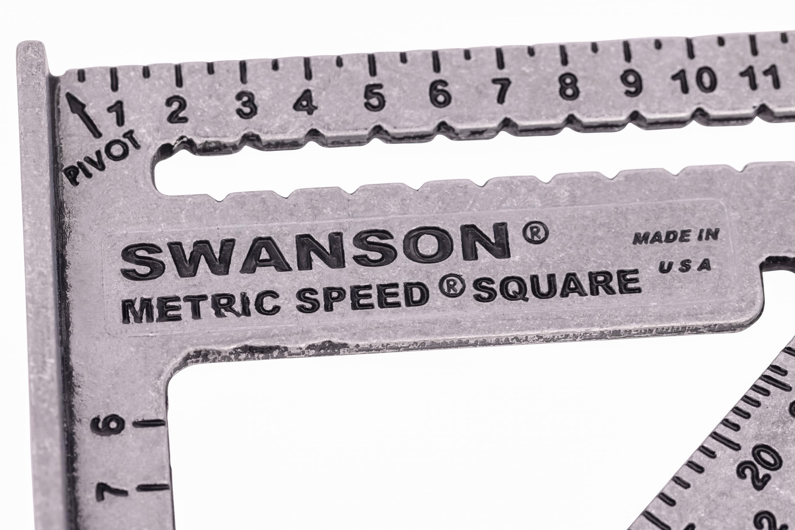Swanson EU202 METRIC SPEED SQUARE, Grau, 25 cm