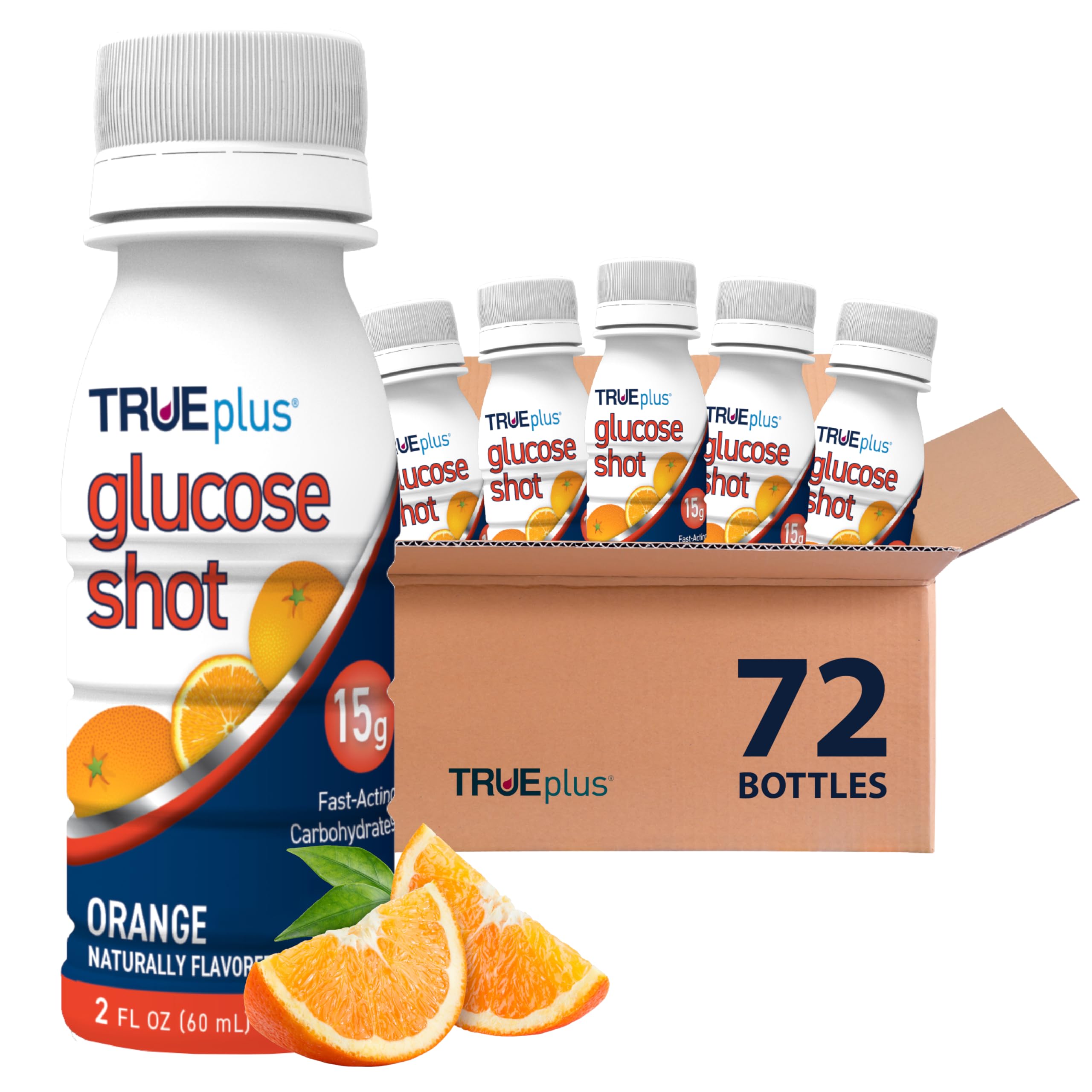 TRUEplus Glucose Shot, 15g Carbohydrates, Orange Flavor, 6 Pack — Amazon image 12