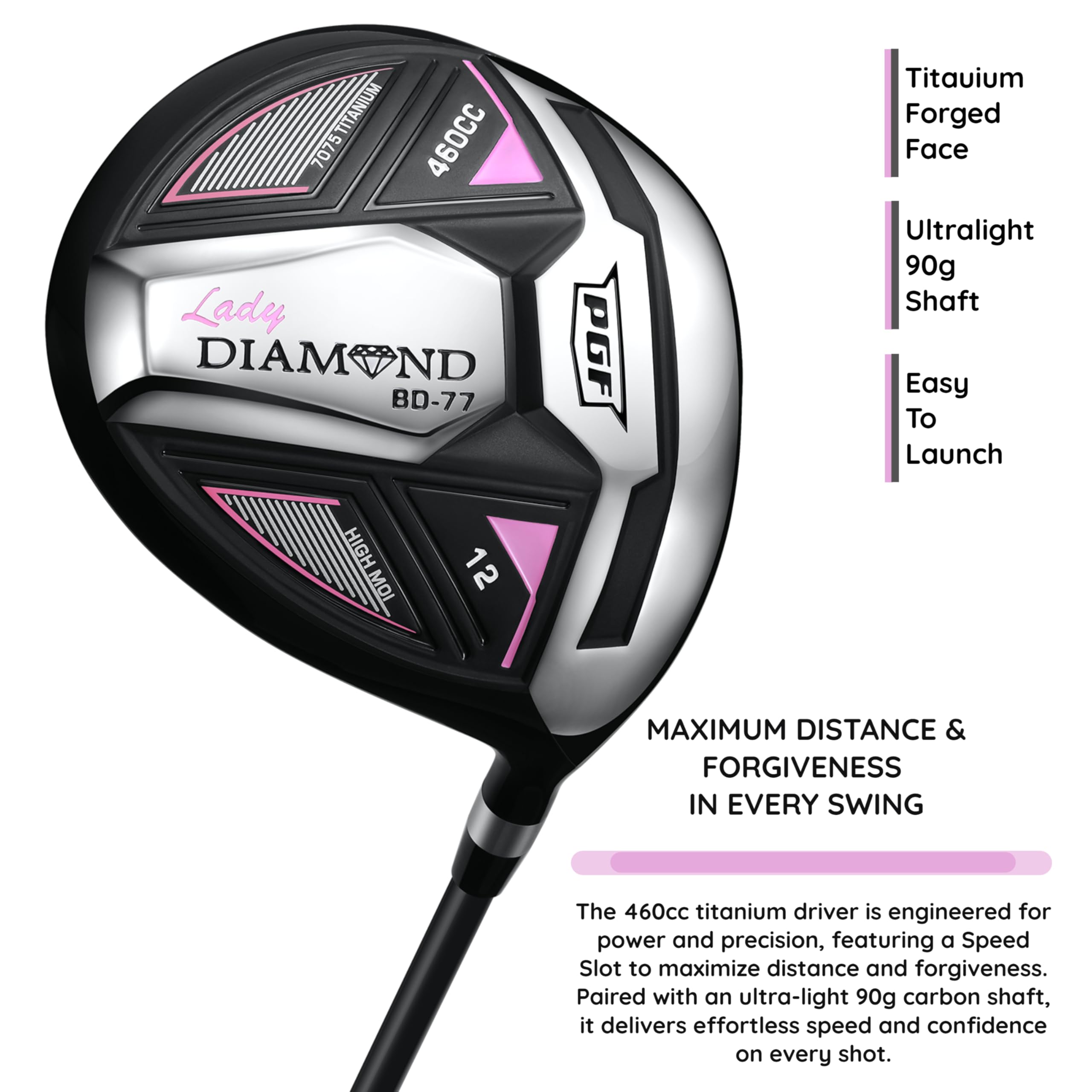 Amazon.com : PGF Labs Lady Diamond BG-77 Complete Golf Club