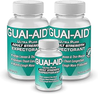824 600mg Ultra-Pure Guaifenesin Caplets for Daily Mucus Relief