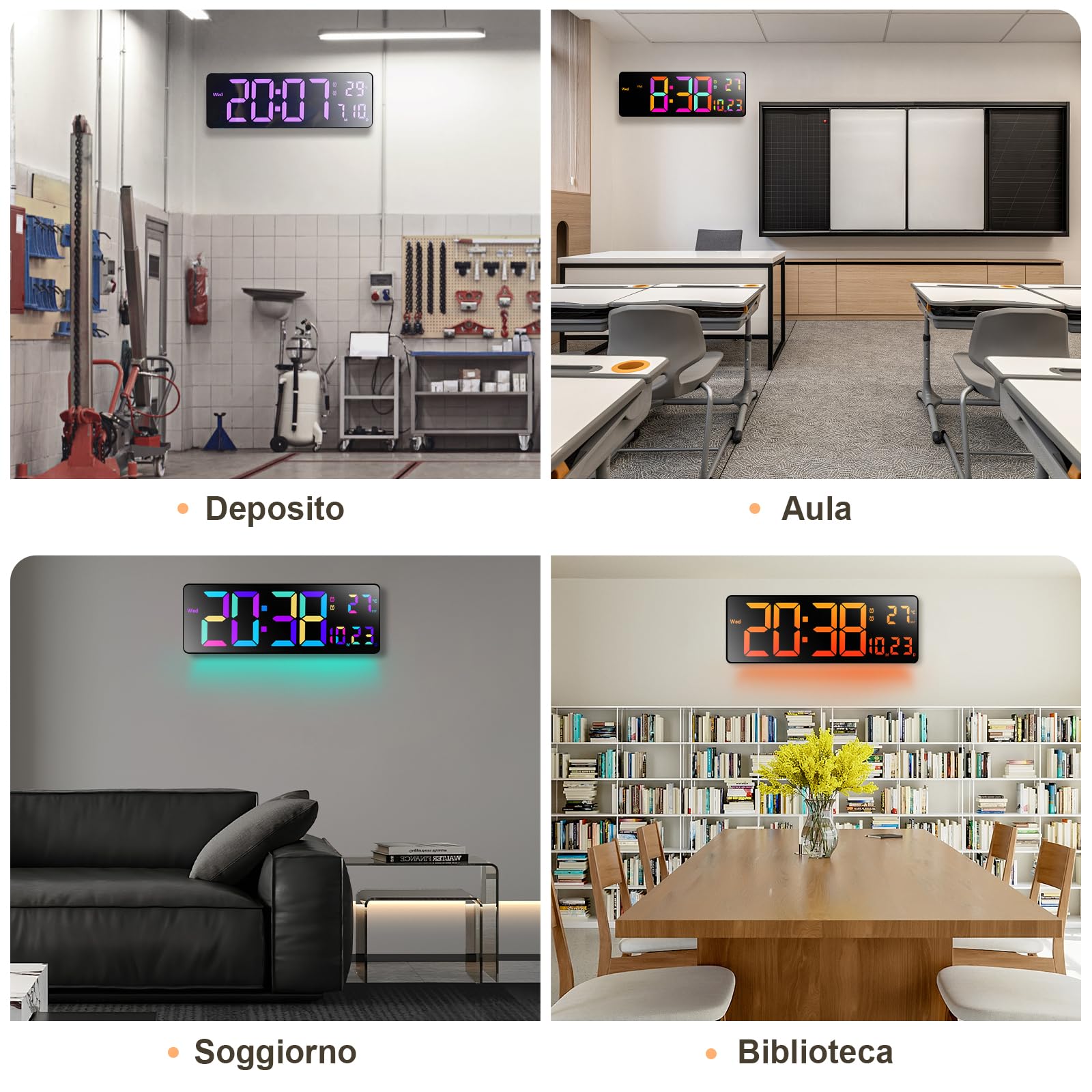9 inch grote digitale wandklok temperatuur- en vochtigheidsweergave nachtmodus tafelwekker 12/24 uur elektronische LED-klok kopen vanaf een prijs van 11 9 inch grote digitale wandklok temperatuur- en vochtigheidsweergave nachtmodus tafelwekker 12/24 uur elektronische LED-klok kopen vanaf een prijs van 11