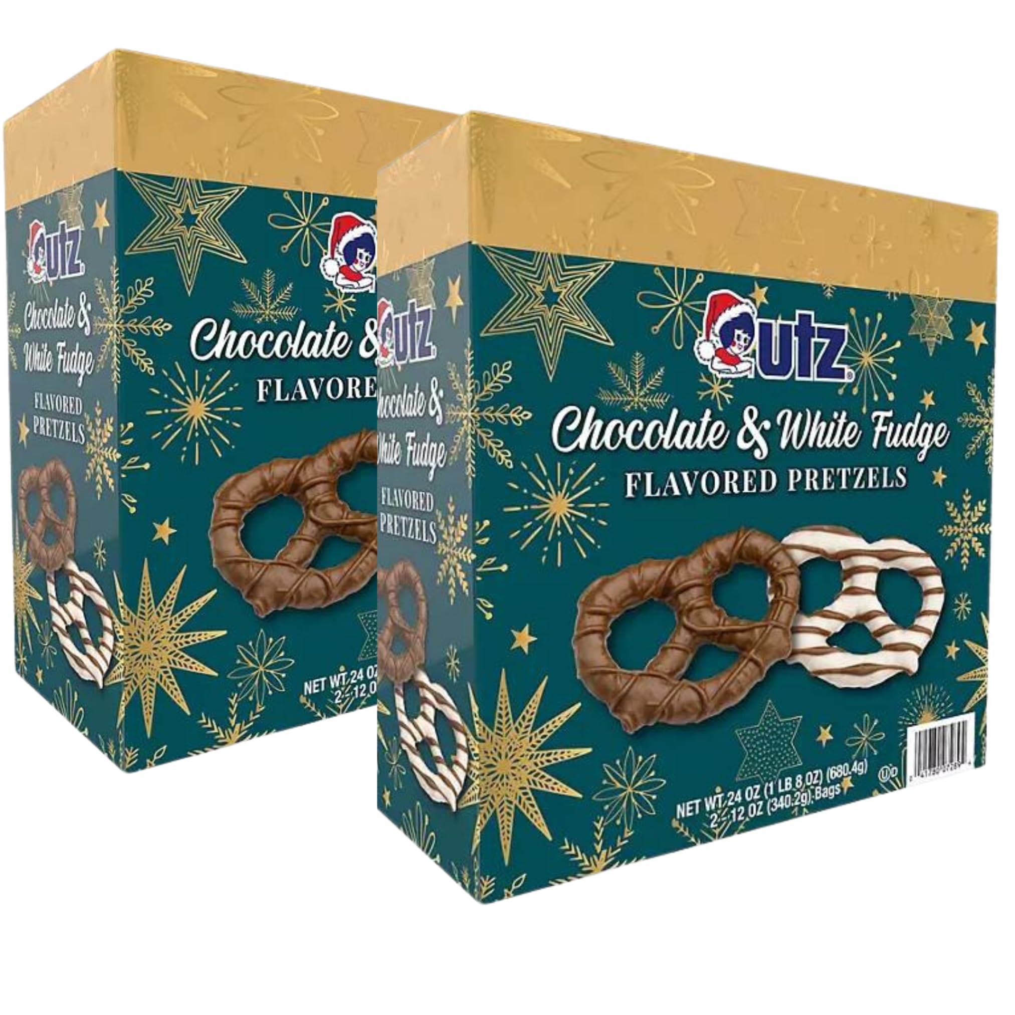 UtzChocolate & White Fudge Flavored Pretzels 24 Oz, ()