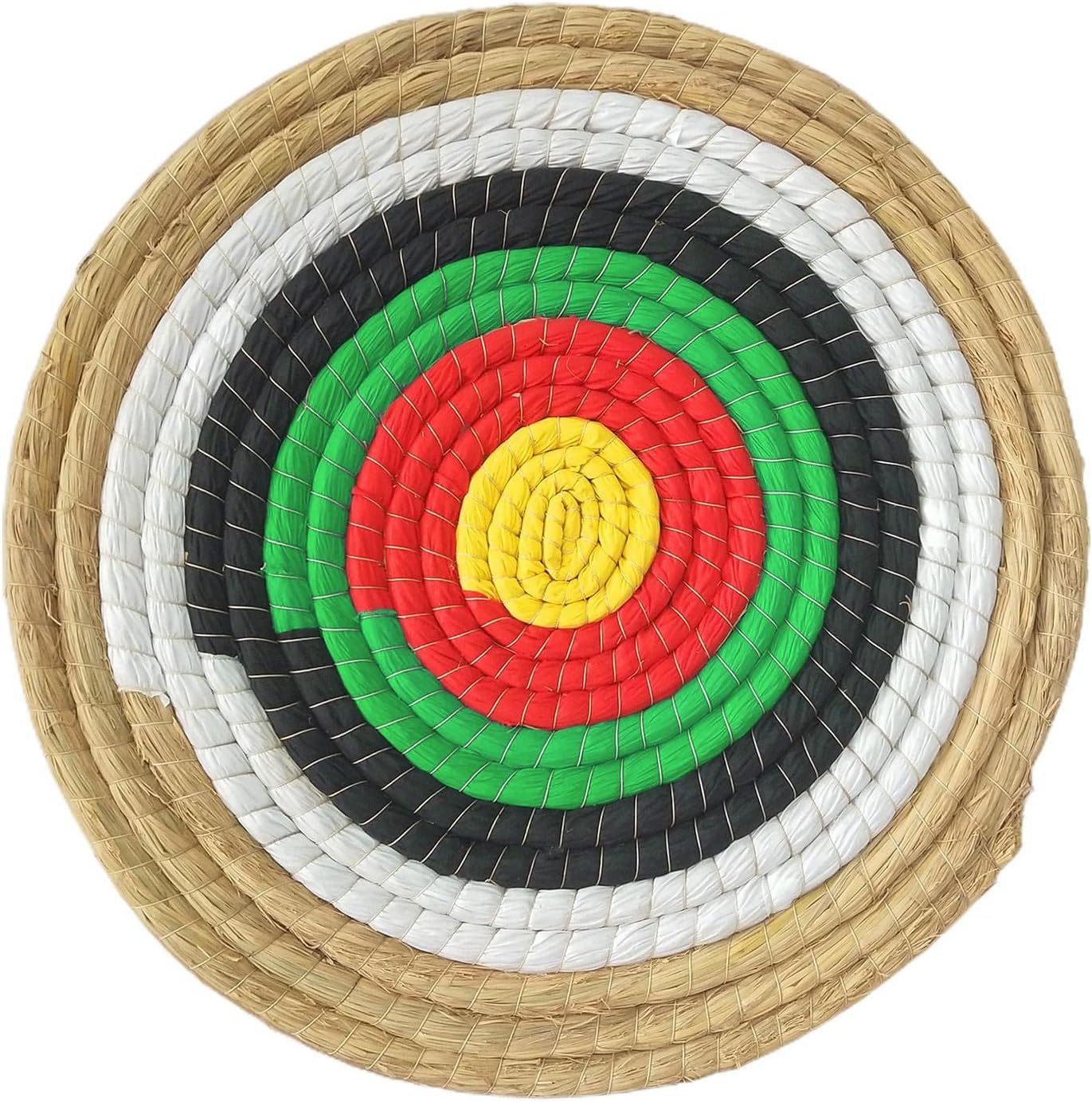 Zielscheibe Bogen Runde Strohzielscheibe 80 Cm – Naturstroh, Handgenäht, Für Bogenschießen, Umweltfreundlich Zielscheiben Für Bogenschießen & Waffensport