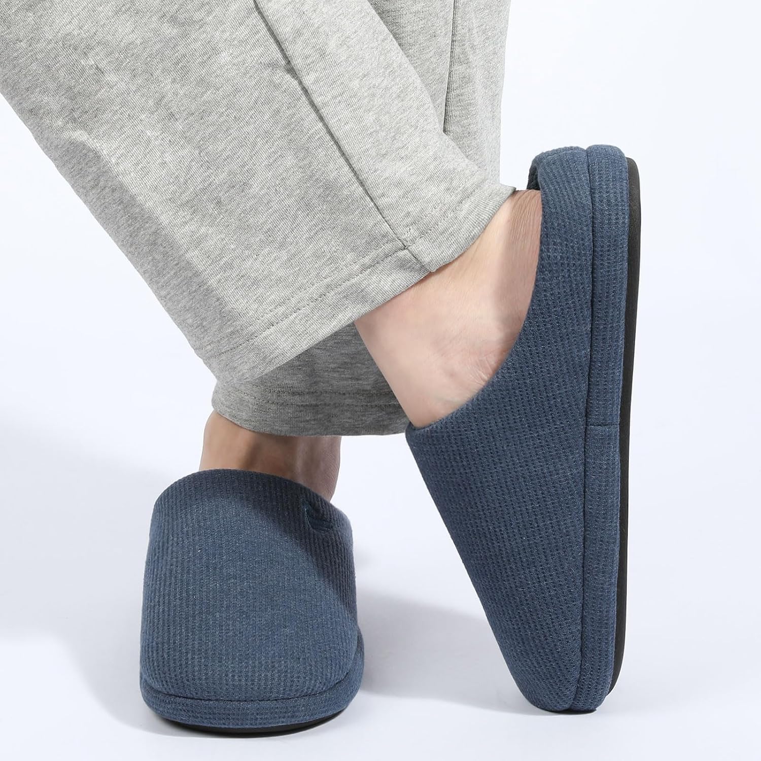 ULTRAIDEAS Men's Comfy Memory Foam Slippers Indoor for Men