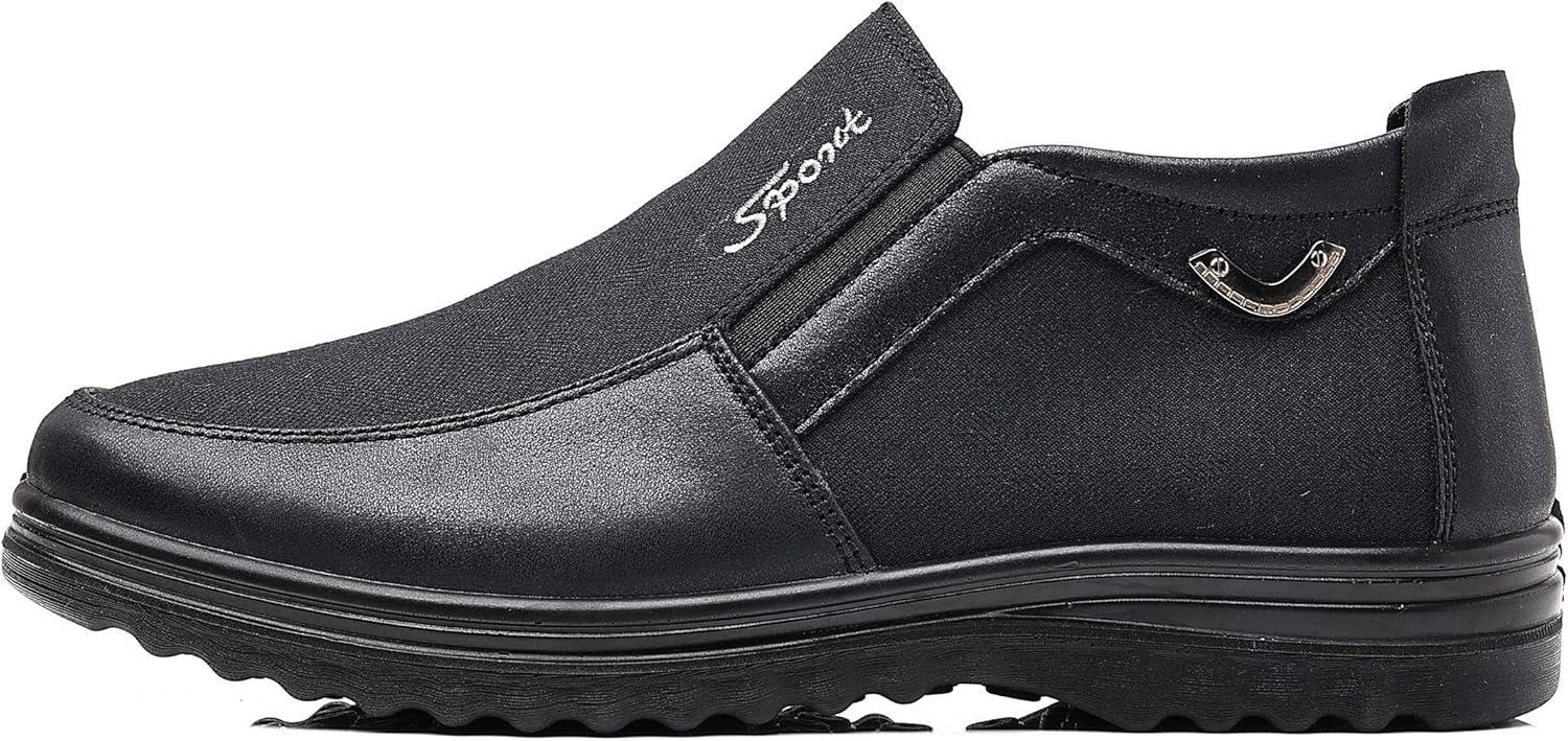 COSIDRAM Mens Casual Loafers Shoes Ankle High Lightweight Moccasins for Adult Male - Image 3