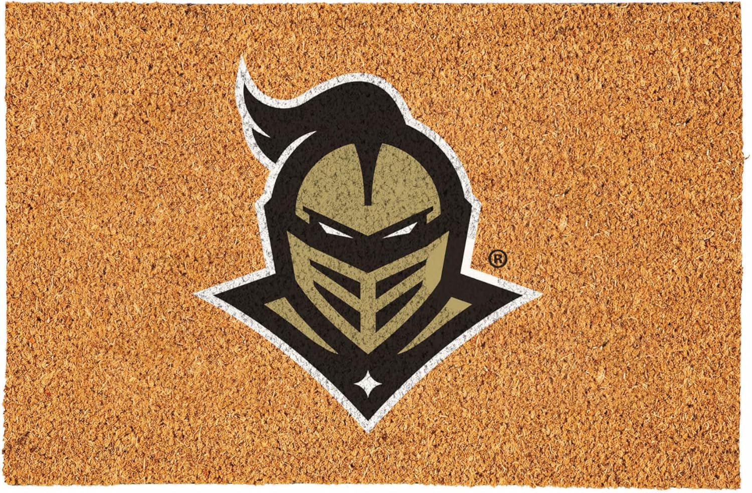 Team Sports America NCAA University of Central Florida Coir Doormat 36"x24", Official Full Color Team Logo, Extra Large Front Door Mat, Non-Slip Entrance Rug, Welcome Mat for Porch Patio