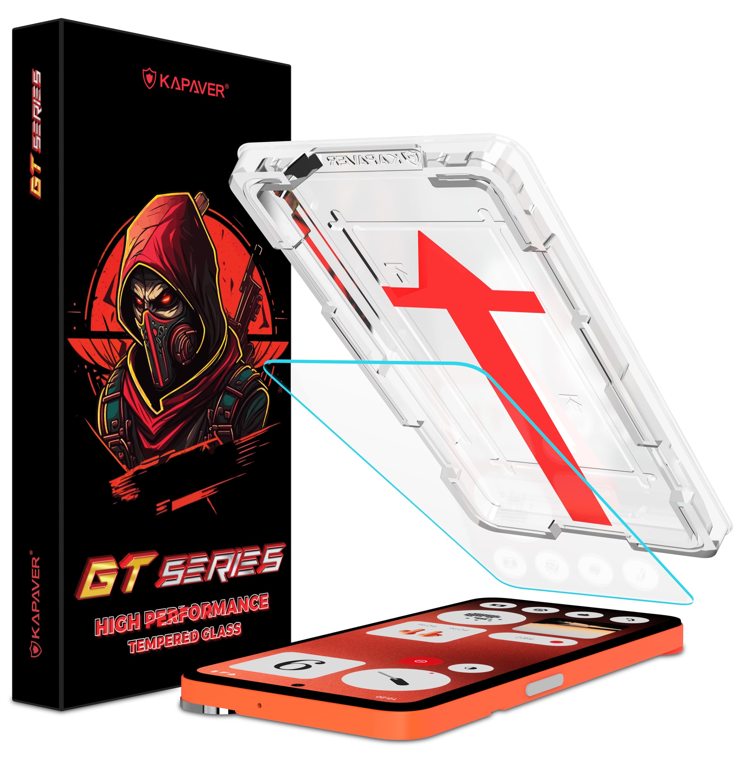 KAPAVER GT Series Clear Tempered Glass Screen Guard Protector for CMF Phone 1 (Glass with Easy Applicator) (2) (B0DBVP8CVC) Amazon Price History, Amazon Price Tracker