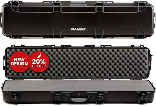 NANUK 994 Case with Customizable Foam – 51.3″ Long, IP67 Waterproof & Crushproof, Rugged Lightweight Construction for Ultimate Protection, Made in Canada