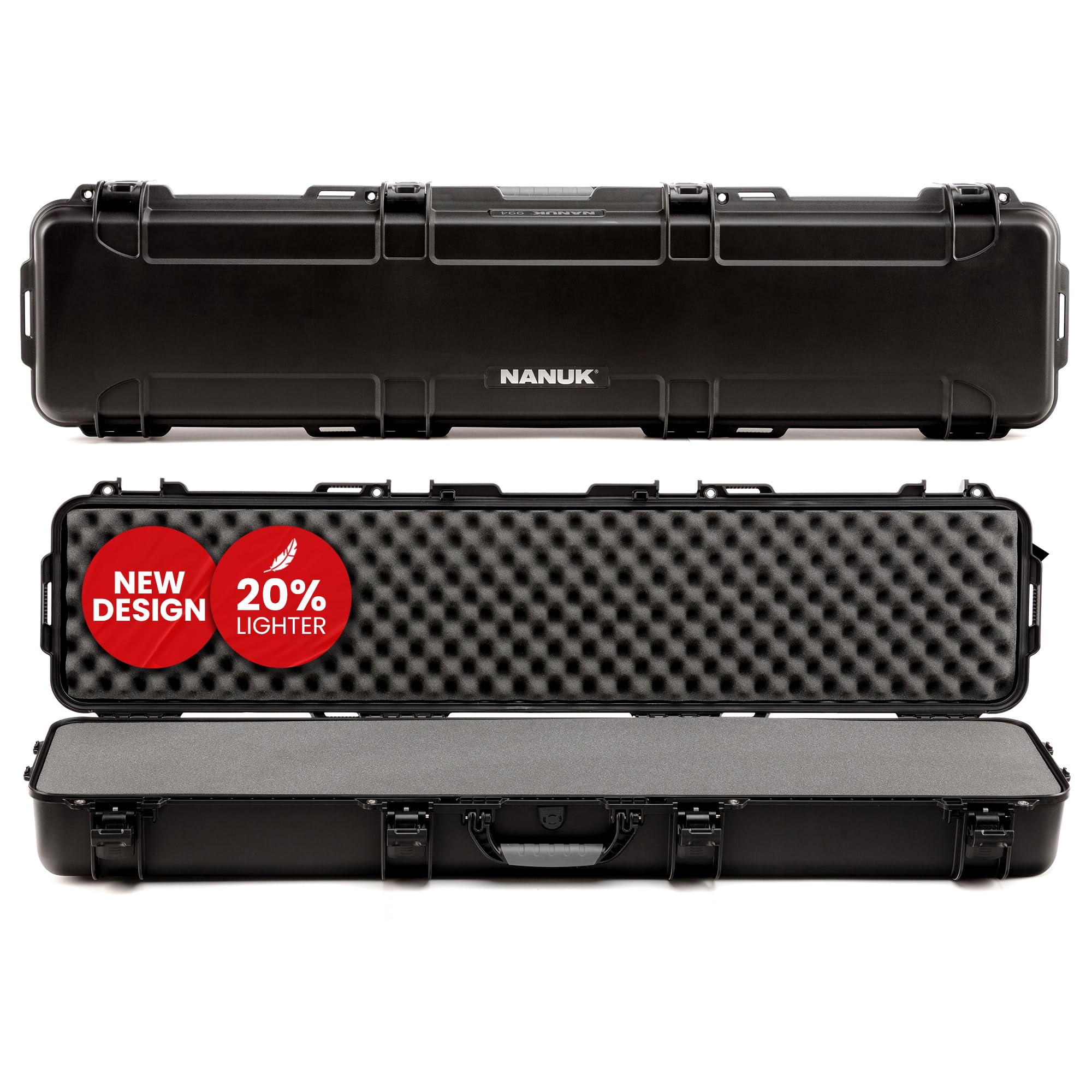 NANUK 994 Hülle mit anpassbarem Schaumstoff – 130 cm lang, IP67 wasserdicht und bruchsicher, robuste leichte Konstruktion für ultimativen Schutz, hergestellt in Kanada