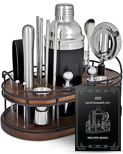 Home Hero Bartender Kit - 22-Piece Cocktail Shaker & Bar
