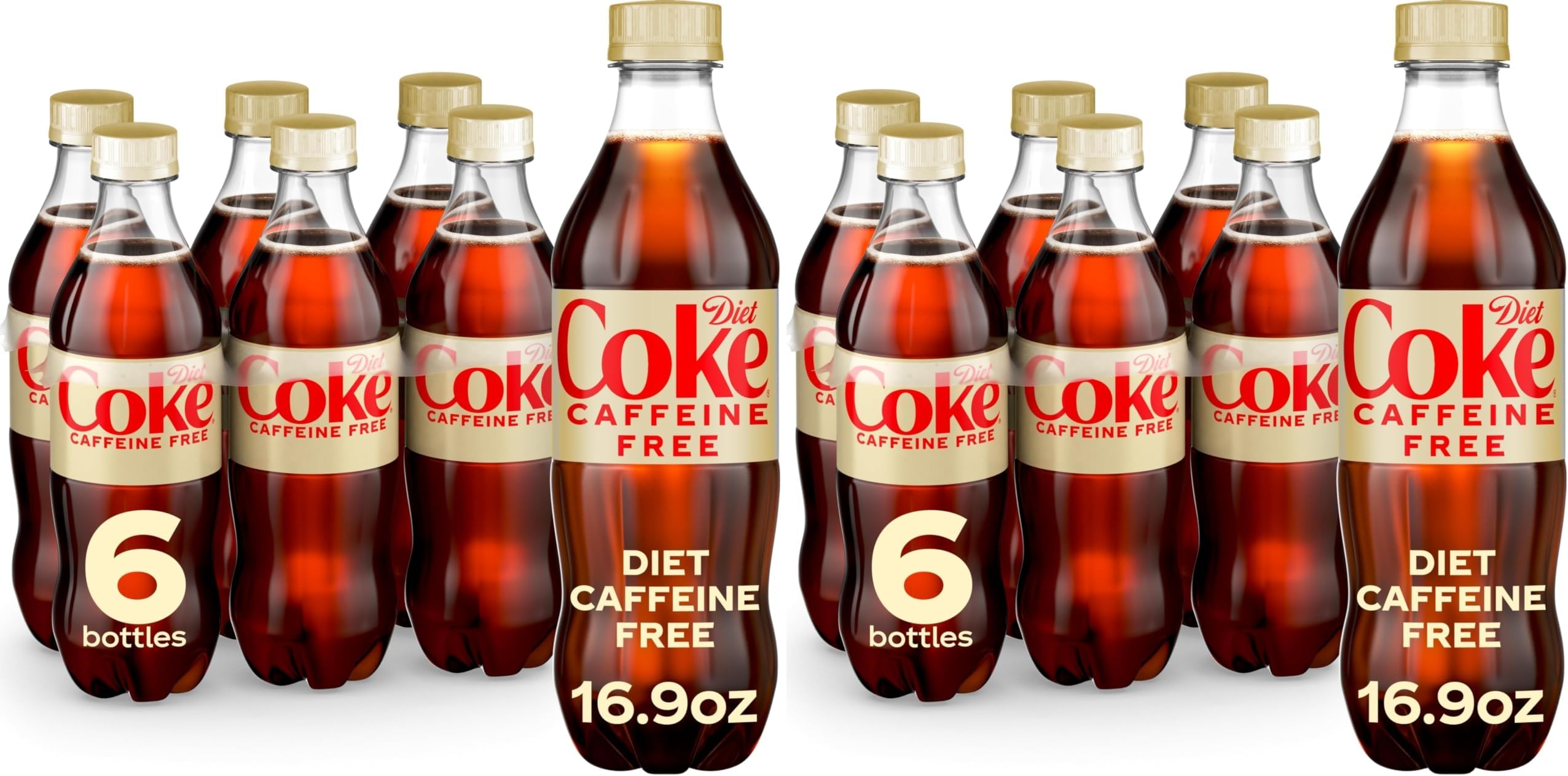 Caffeine Free Soda | 16.9 fl oz | 12 Pack | Soft Drink